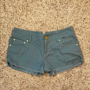 Hurley Blue Y2K Shorts‎ Size 1